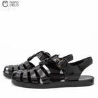 Glossy Double Fisherman Sandals *