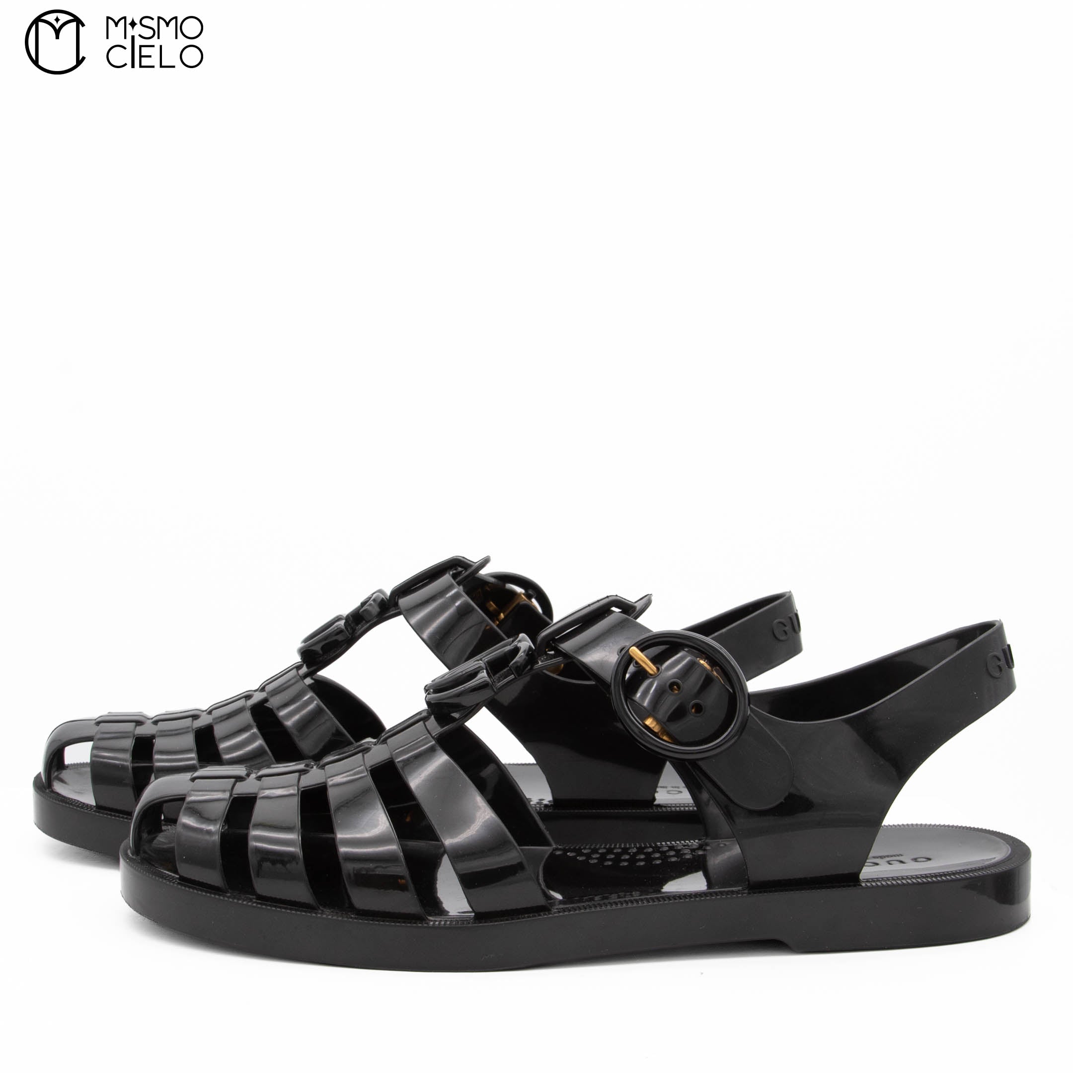 Glossy Double Fisherman Sandals *