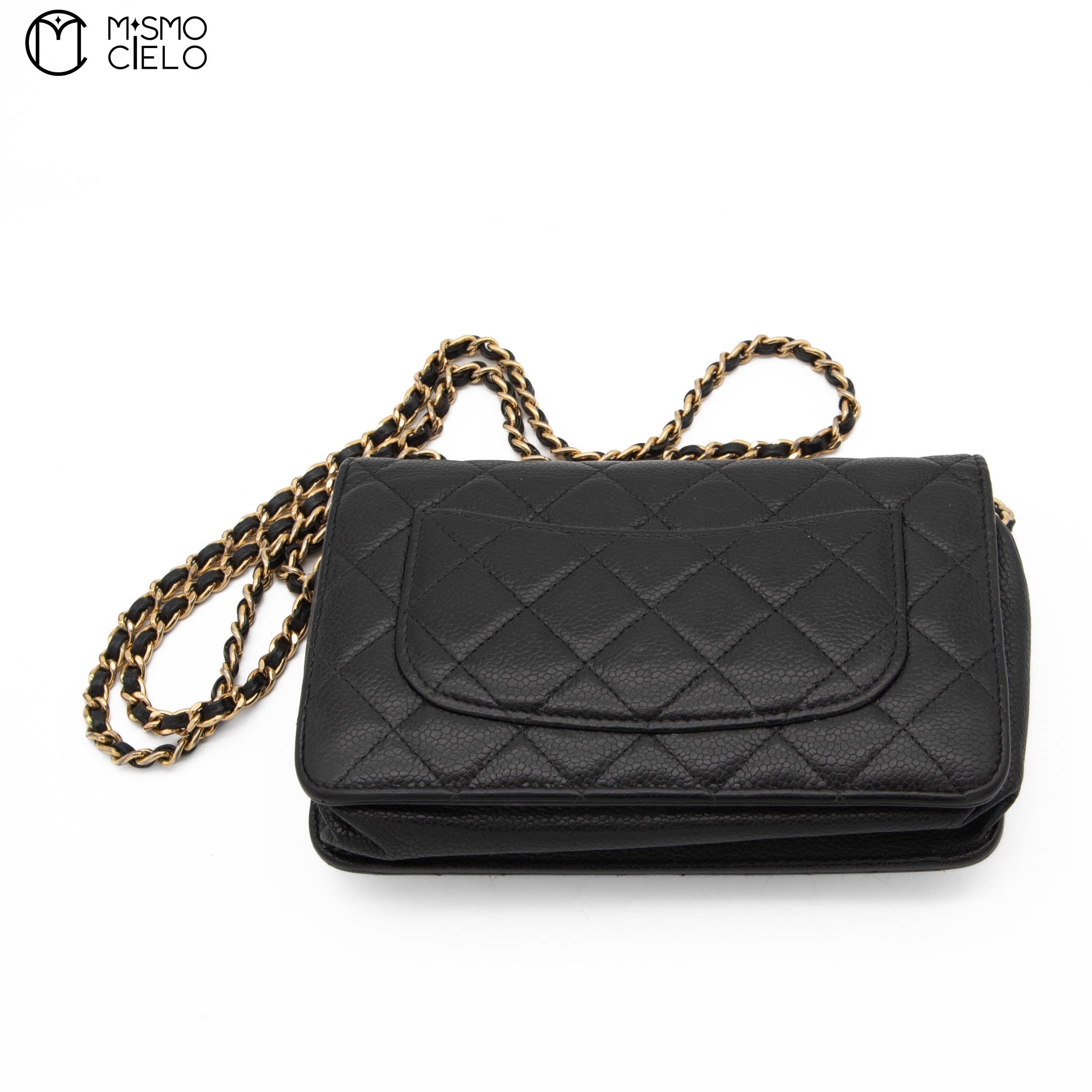 Caviar Classic Wallet with Chain