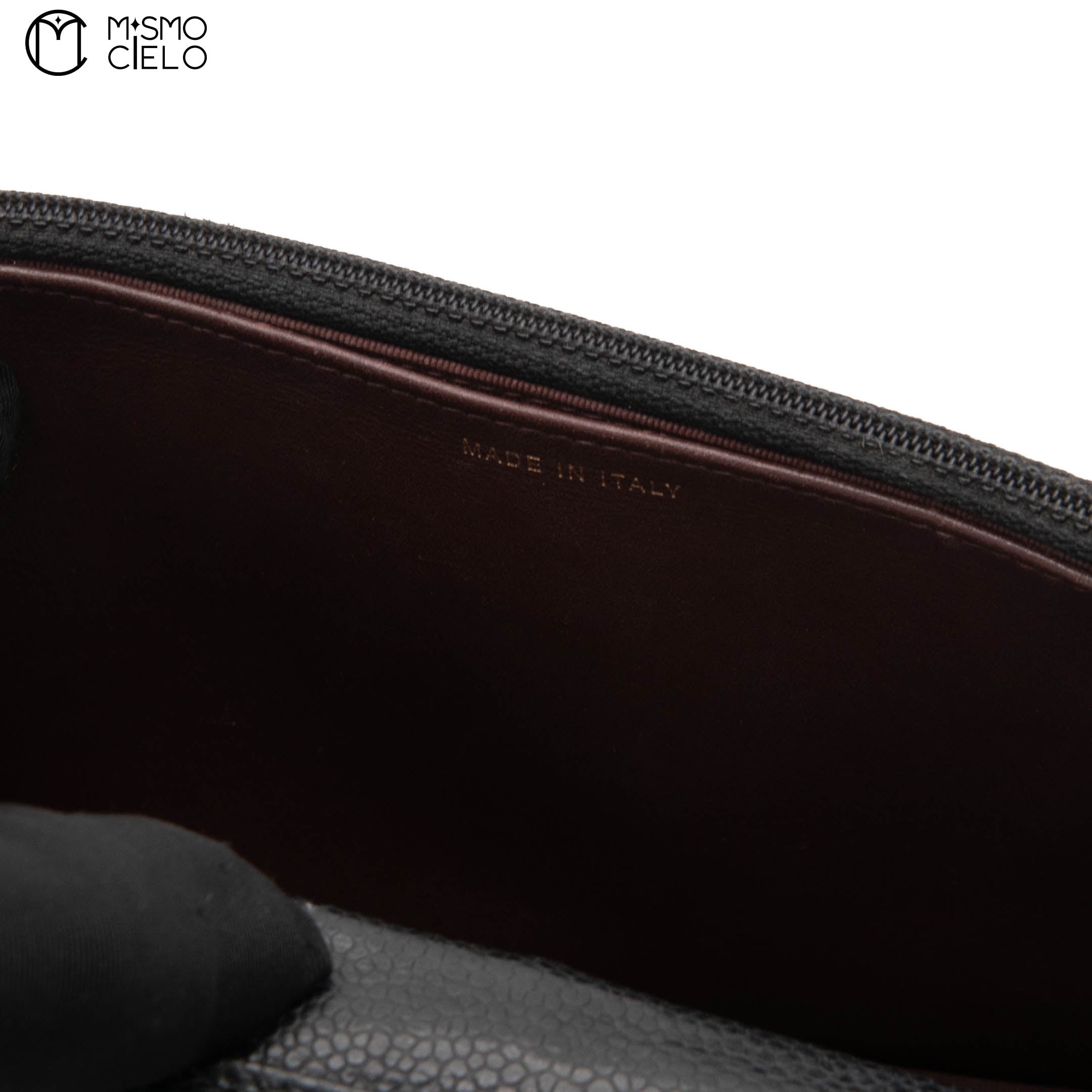 Caviar Classic Wallet with Chain