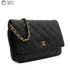 Caviar Classic Wallet with Chain