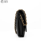 Caviar Classic Wallet with Chain