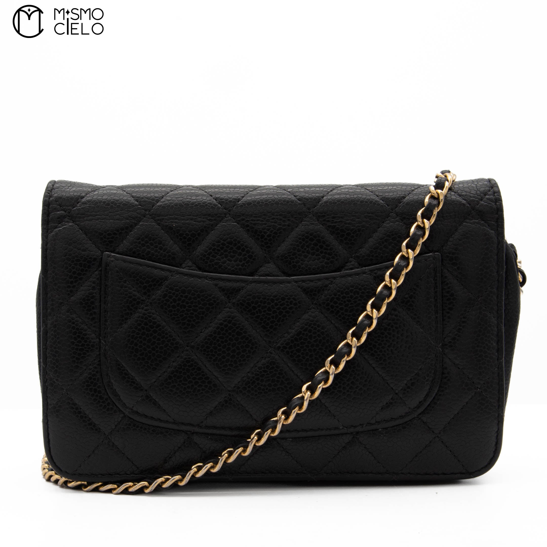 Caviar Classic Wallet with Chain