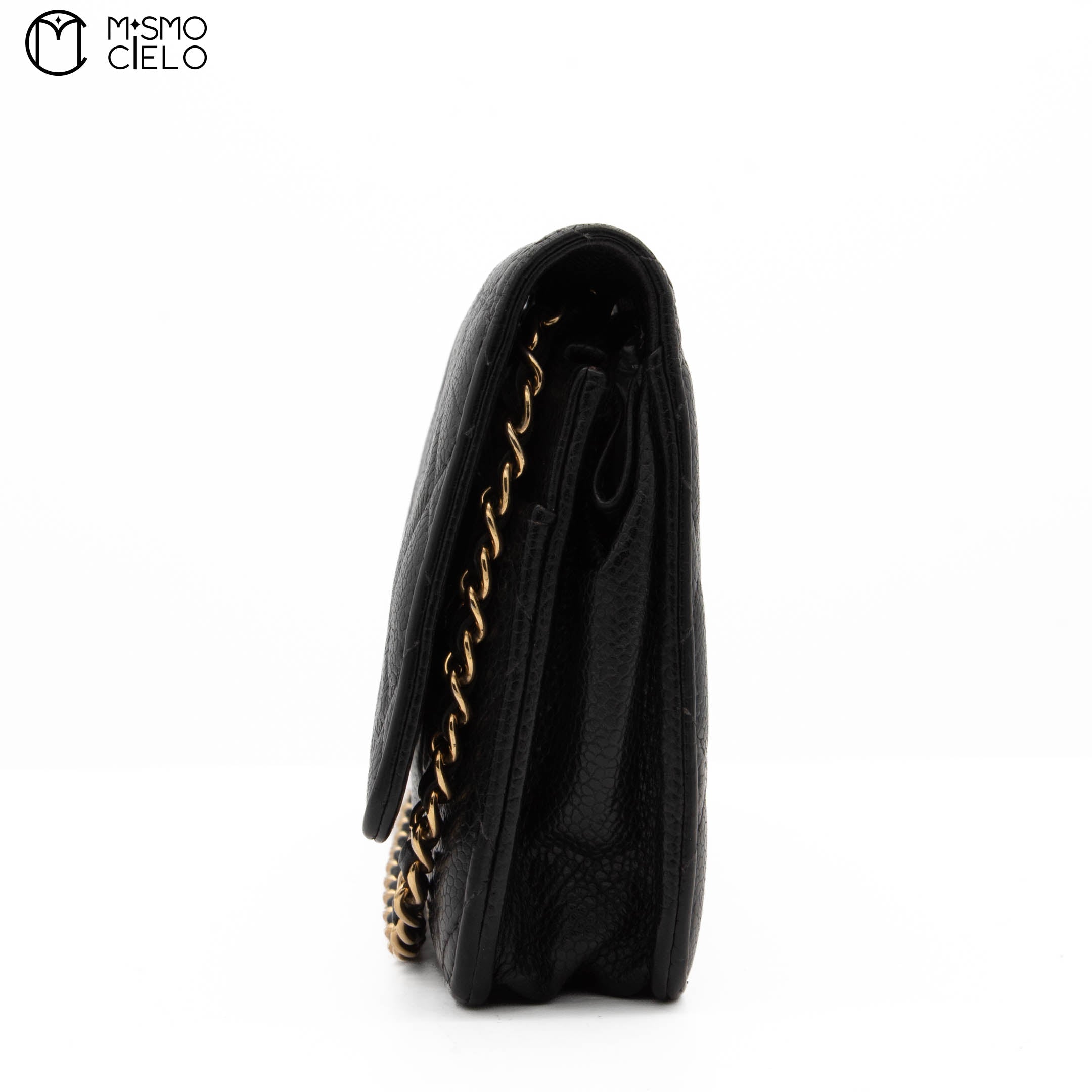 Caviar Classic Wallet with Chain