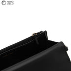 CC Quilted Lambskin Pearl Wallet with Chain