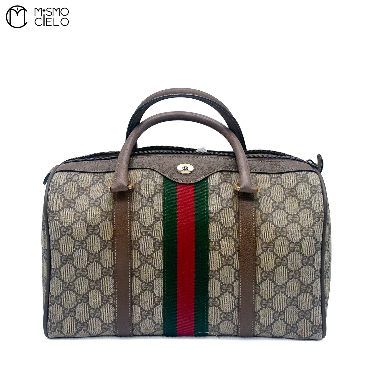 GG Monogram Boston Bag