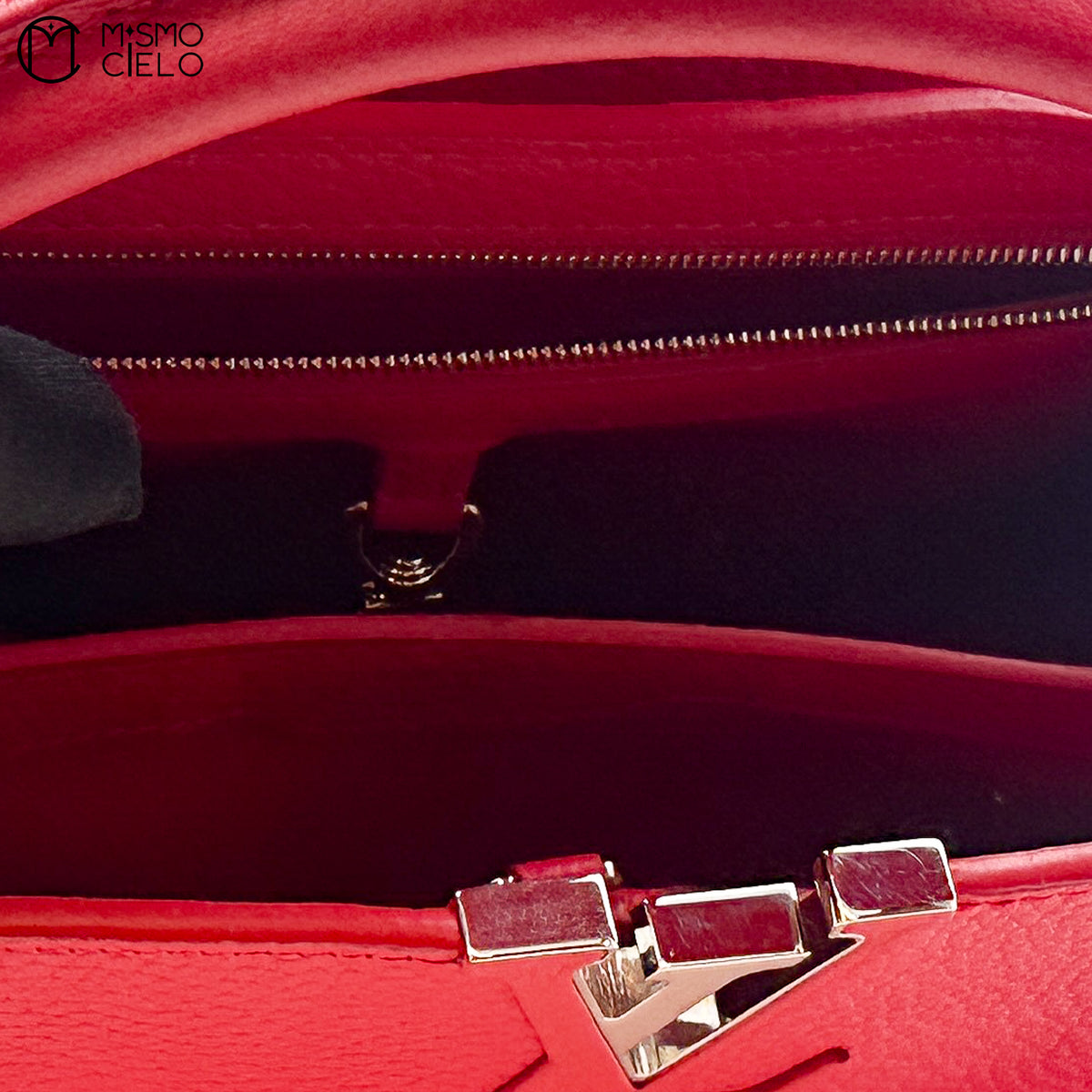 Scarlet Red Capucines Bag