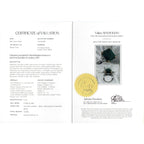 Rare Platinum 900 and Gold Emerald and Diamond Ring Investment Piece