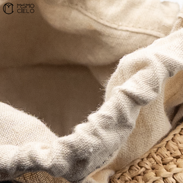 LOEWE Beige Raffia A623M96X01 Shell Shoulder Bag