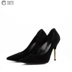 Ultimate Line Pumps in Black Suede Size 36.5 *