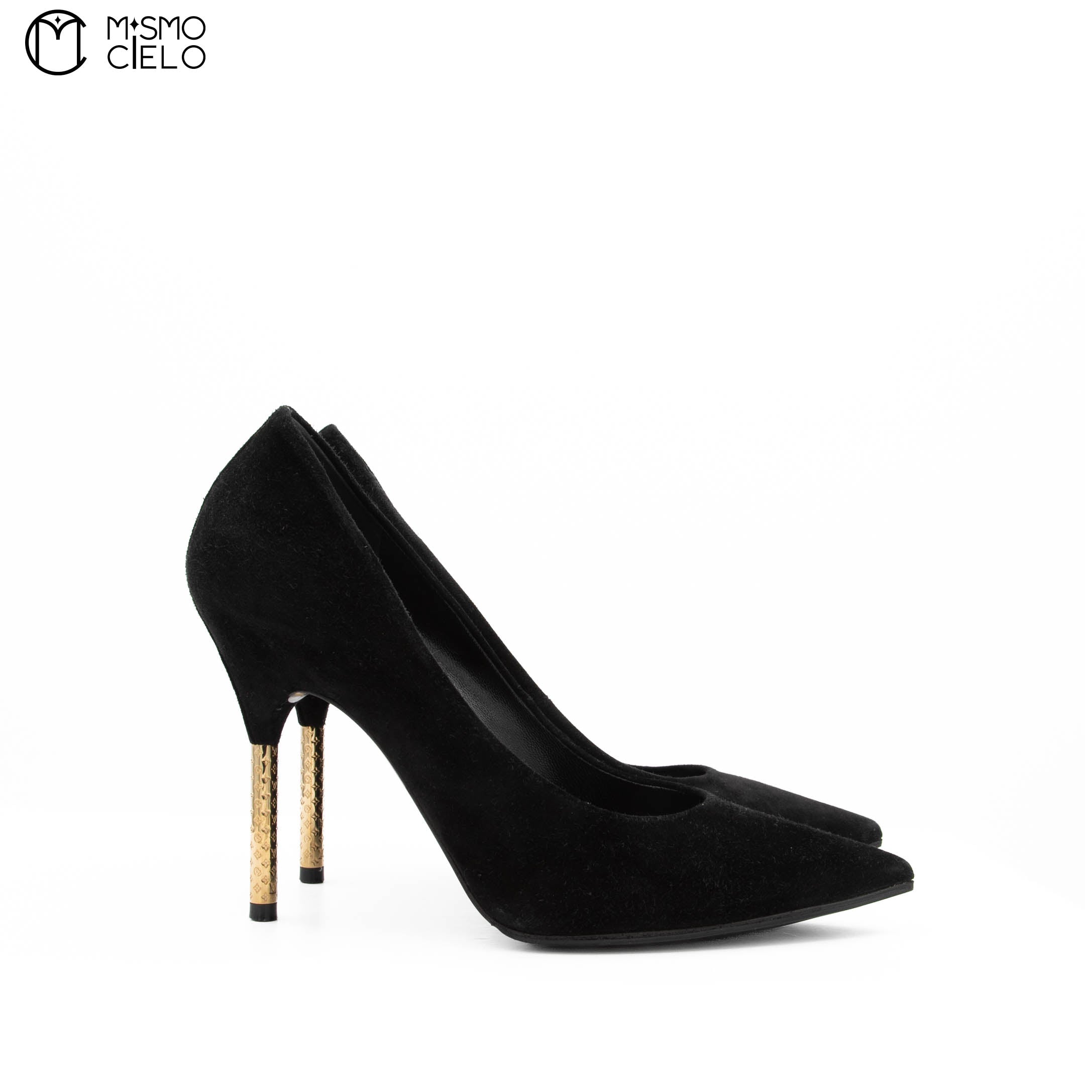 Ultimate Line Pumps in Black Suede Size 36.5 *