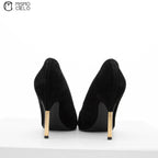 Ultimate Line Pumps in Black Suede Size 36.5 *
