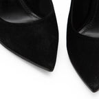 Ultimate Line Pumps in Black Suede Size 36.5 *