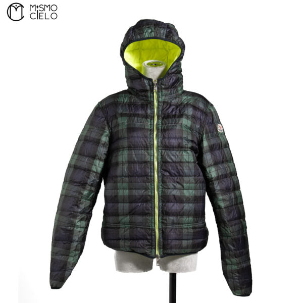 Green and Yellow Reversible Down Jacket