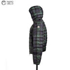 Green and Yellow Reversible Down Jacket