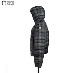 Green and Yellow Reversible Down Jacket