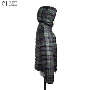 Green and Yellow Reversible Down Jacket